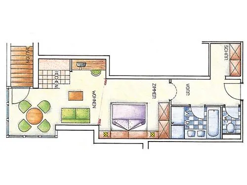Ξενοδοχείο με διαμερίσματα Residenz Tamara 4*
